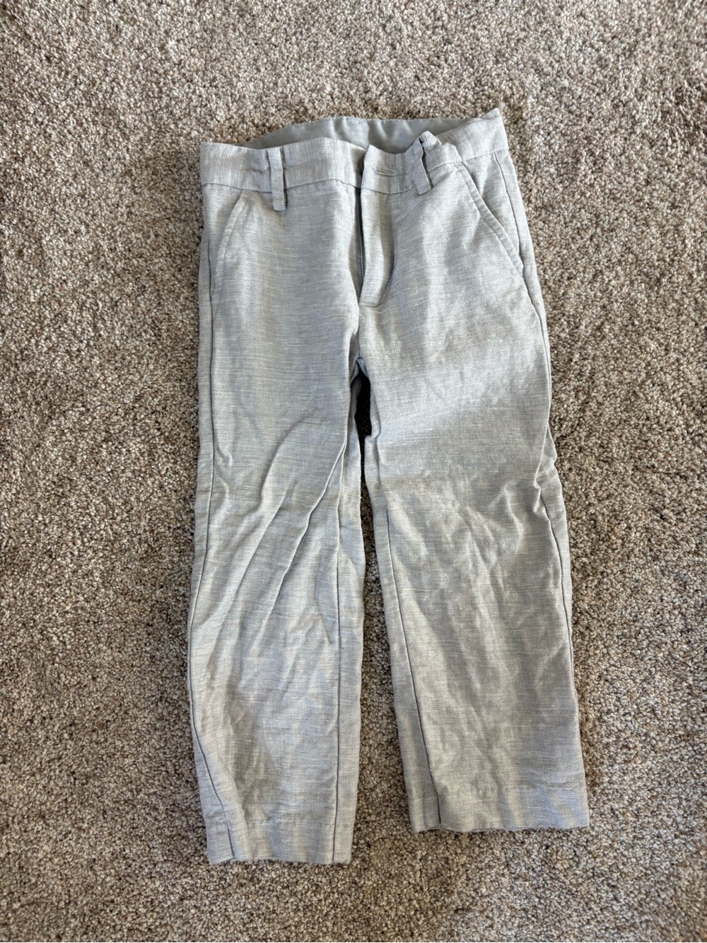 Janie and Jack Light Gray Boy’s Special Occasion Dress Pants